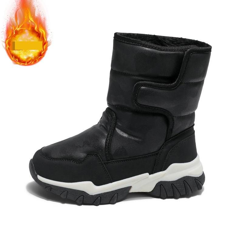 Ski Boots Children's Shoes Northeast Winter New Boys' Snow Boots Girls Sports Cotton Boots Youth Warm Cotton Shoes_desvips.com