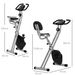 HOMCOM Folding Fitness Bike Indoor Bike 8 Levels Magnetic Resistance_desvips.com