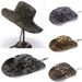 Outdoor Camping Bucket Hat Men's Summer Hat Camouflage Outdoor Mountaineering Sun Hat Men's Cycling Travel_desvips.com