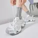 Dad Shoes For Women: New Design With Thick Soles, Lace-Up Mesh Upper - Versatile Casual Sneakers_desvips.com