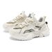 2026 Fashion Sneakers Jogging Shoes Men PU+Mesh Splicing Low Top Lace-Up Breathable Thick Sole Shock Absorption Non-Slip Wear-Resistant Running Shoes_desvips.com