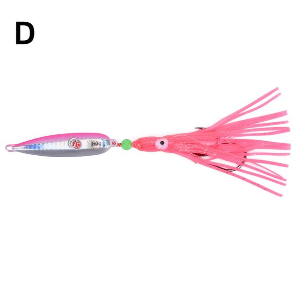 1PCS 40g-200g Jigging Squid Pesca Inchiku Metal Jig Head Leurre Octopus Skirt Kingfish Snapper Grouper Slow Bait Fishing Lure_desvips.com