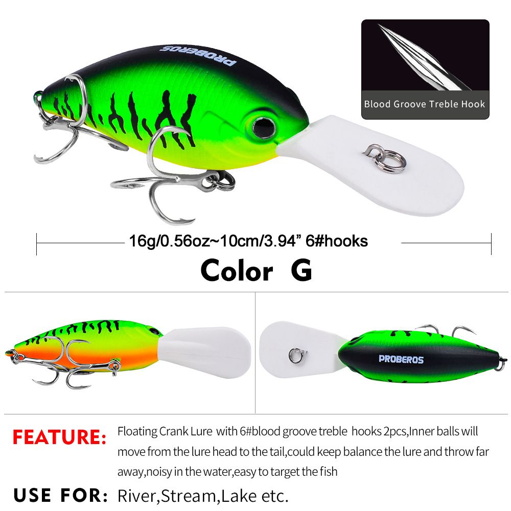 All-Purpose Lure 10.5cm 15g Rock Little Fat Guy With Golden Blood Groove Hook Bait Fishing Gear_desvips.com