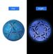 Blue Honeycomb Fluorescent Football No. 5 Student Competition Training Luminous Football Gift Glow-in-the-dark Football_desvips.com