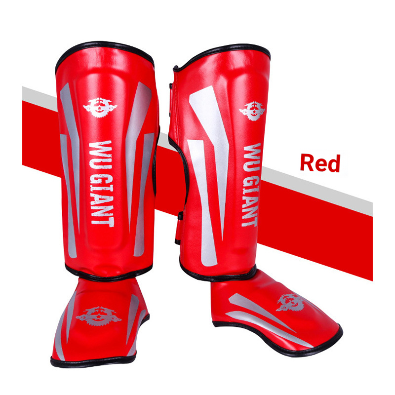Combat Sports Special Fighting With Instep Gaiters, Shin Guards Training, Thickened Leg Guards_desvips.com