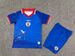 Haiti Home 16-28 Childrens Football Set Football Jersey Kit Kids Short Sleeve Set Sportswear Set Football Sports Clothing Set_desvips.com