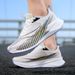 Li-Ning Women's Red Hare 9 Pro Running Shoes In Champagne White ARPW002-35_desvips.com