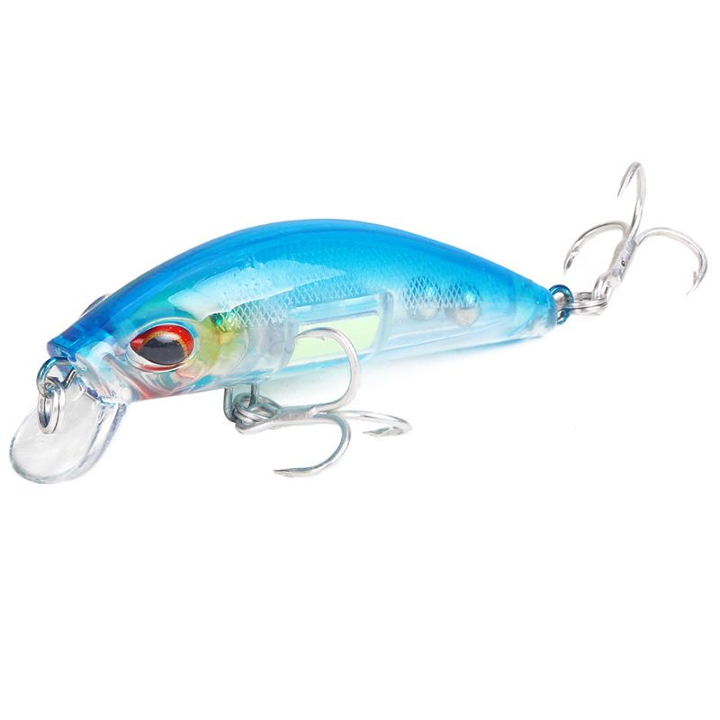 Lure Bait Cross Border Simulation Bait Hard Bait Luminous Minnow Bait Ring Beads Blood Groove Three Hooks Freshwater Sea Fishing Gear_desvips.com