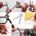 1Pc Outdoor Multi-function Key Chain 6 In 1 Folding Knife Bottle Opener Screwdriver Tool EDC Stainless Steel Pocket_desvips.com