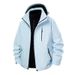 Men's 3-in-1 Windproof And Water-Resistant 2025 New Detachable Fleece Liner Outdoor Hiking Jacket For Women_desvips.com