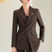 Women's Clothing Business Commuter Interview Suit Jacket Two-Piece Set_desvips.com