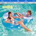 Inflatable Swimming Ring Double Person Floating Seat Pool Adult Ice Slot Backrest Float Bed Mesh Cover Water Sports Equipment_desvips.com