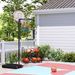 Canasta De Baloncesto Con Tablero De Dardos Altura Ajustable Base Rellenable Y Ruedas 74x55x210-247 Cm_desvips.com