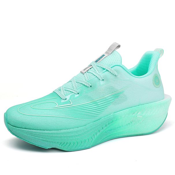 Couple Lightweight Anti Slip Marathon Training Jogging Mesh Breathable Lace Up Rebound Casual Sports Shoes_desvips.com