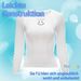 ROCKBROS Women's Long - Sleeve Breathable Cycling Jersey, White_desvips.com