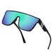 Counter Large Frame Colorful Unisex Real Film One-piece Outdoor Cycling Sunglasses UV Protection_desvips.com