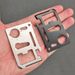 Stainless Steel EDC Pocket 11 In 1 Credit Card Portable Multi Function Survival Tool For Outdoor Campi Hunti_desvips.com