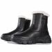 Winter Fur Integrated Martin Pure Wool Short Boots Minus 40 Degrees Snow Boots Men's Non-slip Northeast Extra Thick Cotton Shoes_desvips.com