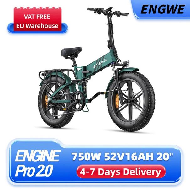 ENGWE ENGINE PRO 2.0 Folding Electric Bicycle With 48V16 Ah Battery,8 Gears_desvips.com
