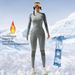 Women's Seamless Ski Base Layer Set - High Elasticity Thermal Underwear For Winter Sports, Hiking & Outdoor Activities_desvips.com