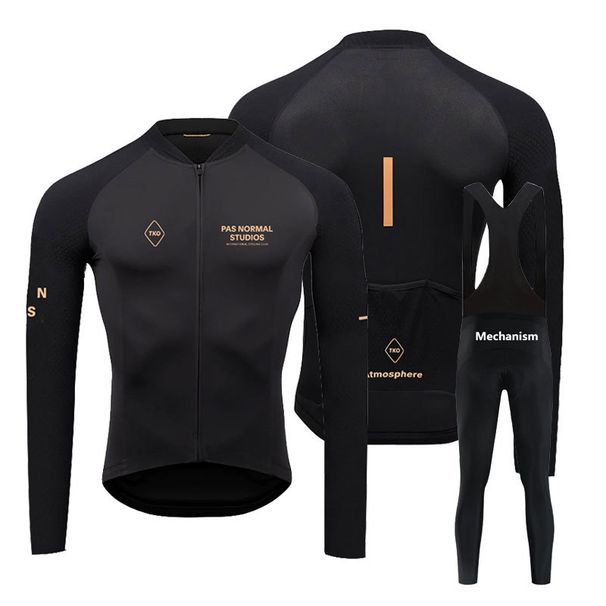 Cross-Border PAS Long Sleeve Cycling Spring And Autumn Quick-Dry Breathable Road Mountain Bike Jersey Men PNS_desvips.com