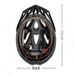 Cycling Helmet With Light Bicycle Bicycle Helmet Integrated Molding Hat Men And Women Mountain Bike Hat_desvips.com