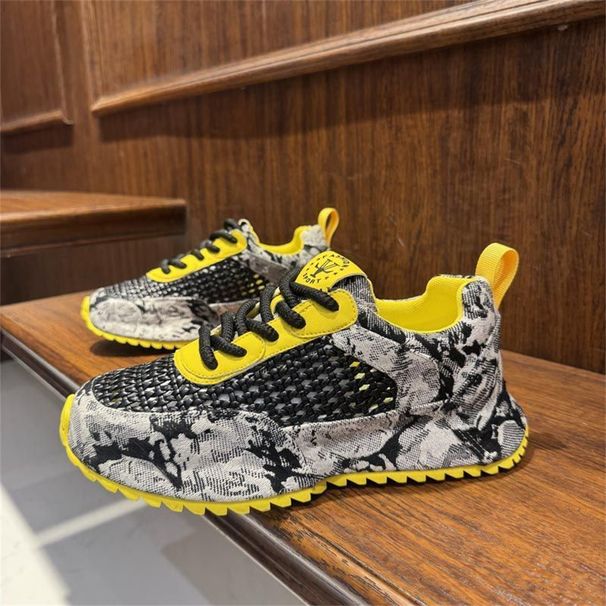 Summer Fashion Sneakers Jogging Shoes Men Low Top Lace-Up Woven Mesh Surface Breathable Non-Slip Lightweight Running Shoes 39-44_desvips.com