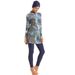 Muslim Swimwear Women's Conservative Swimsuit Leaf Print Women's Beach Swimsuit_desvips.com