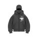NOKO-Autumn/Winter European And American Style Double Hood Loose Ninja Punk Gothic Cardigan Zipper Hoodies_desvips.com