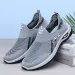 Comfortable Breathable Men's Casual Slip-On Sports Soft Bottom Cloth Easy To Wear Dad Shoes Mesh Upper Summer_desvips.com