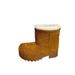 New Trendy Shoes Solid Color Genuine Leather Real Fur Slip-On Snow Big Toe Thick Sole Fashion Casual Winter Women's_desvips.com