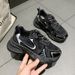 Super Soft 2025 New Thick-Soled Casual Dad Shoes Versatile Sneakers Running Ins Trend_desvips.com