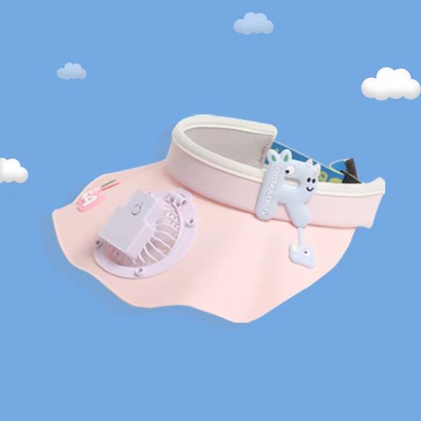 USB Rechargeable Cooling Hat - Wide Brim Sun Cap With Built-in Fan (UPF50+ UV Protection Open-Top Design Lightweight For Summer Outdoor Activities)_desvips.com
