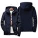 Autumn And Winter New Solid Color Cardigan Casual Men's Jacket_desvips.com