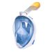 Single tube full dry snorkeling mask for children diving mirror with large frame_desvips.com