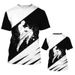 Gym Sports Men's Full-Print Muay Thai Boxing Short-Sleeve T-Shirt Direct From Manufacturer For Foreign Trade_desvips.com