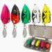 Shark Scavenger|5-pack Mini Surface-type Floating Frog Double-hook Lures, Artificial Bait For Blackfish Fishing_desvips.com