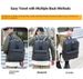 European And American Retro Fashion Backpack, Trendy Plaid Backpack For Men And Women, Popular Cross-border Business Laptop Bag_desvips.com