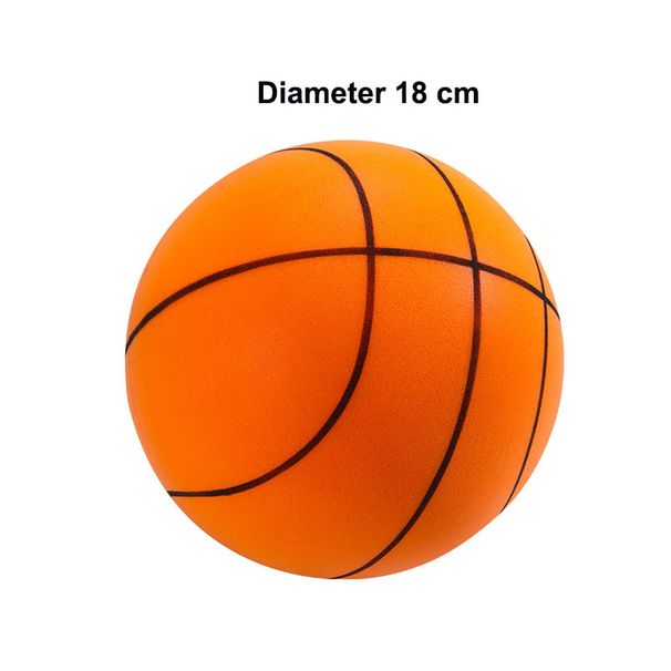 Silent High Density Soft PU Foam Squeezable Ball Indoor Mute Bouncing Basketball Quiet No Noise Children Sports Toys_desvips.com