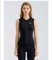 3mm Sleeveless Two-piece Wetsuit Top For Men And Women, With Fleece Lining For Warmth, Suitable For Swimming, Surfing, And Snorkeling._desvips.com