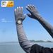 Summer New Sleeves Men Women, UV Ice Silk Sun Protection Sleeves, Thin Style For Driving And Outdoor Cycling_desvips.com