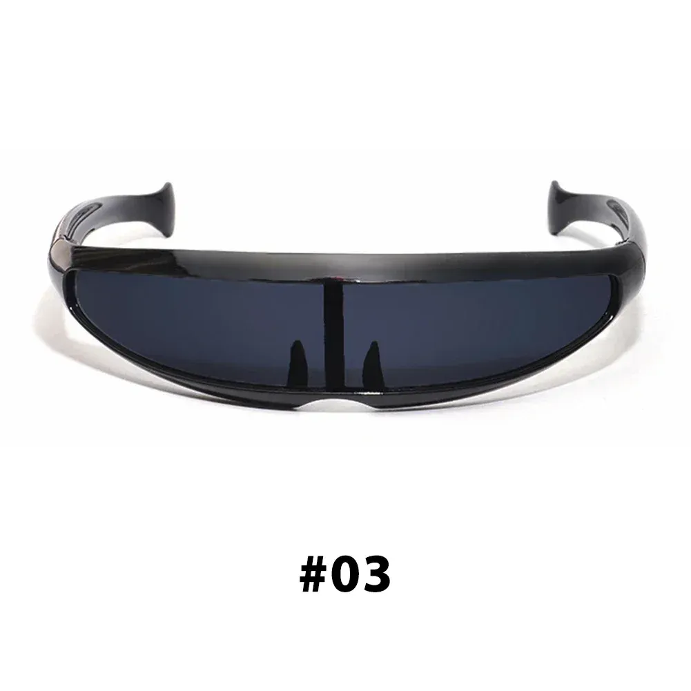 Futuristic Narrow Cyclops Visor Sunglasses Laser Eyeglasses UV400 Personality Mirrored Lens Costume Eyewear Glasses Men Glasses_desvips.com