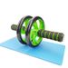 Men And Women's Household Small Sports Equipment Abdominal Muscle Body Shaping Abdomen Silent Abdominal Wheel Two Wheels_desvips.com