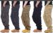 2025 New Work Pants Men's Casual Pants Elastic Waist Large Size Pants Multi-pocket Loose Trousers Construction Site Pants_desvips.com