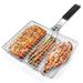 Folding Handle Barbecue Clamp Roast Chicken Outdoor Multi-functional Grilled Fish Roast Corn Barbecue Grill Grill_desvips.com