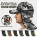 Camouflage Print Summer Golf Sun Protection Hat Ice Silk Breathable Face Mask UV Protection Sun Hat Sports Outdoor Accessory_desvips.com