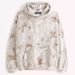 New Solid Color Floral 3D Print Hoodie Trendy Fashion Casual Loose Long Sleeve Sweatshirt_desvips.com