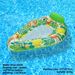 Premium 8-Shaped Inflatable Lounge Chair - Breathable Mesh & Neck Support (Eco-Friendly PVC Single-Size For Pool/Beach Lemon Print Design)_desvips.com