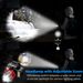 USB Rechargeable Canping Hiking Headlight 5-Modes LED Headlamp Motion Sensor Headlamp_desvips.com