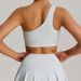 2025 Cross-border One-shoulder Shockproof Elastic Breathable Yoga Vest Outdoor Running Sports Bra For Women_desvips.com